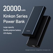 Remax Join Us 2021 Kikon Series LED Digital display type-c 2 Usb Charger metal Power Bank 20000mah